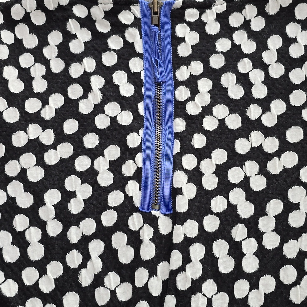 Deletta Black and White Polka Dot Women's Top Or Tunic - Picture 10 of 14